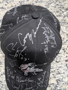 PBR Professional Bull Riders Cap Mütze HALL OF FAMERS!  Autogramm 29+ Unterschriften - Bild 1 von 10