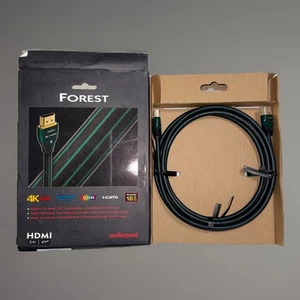 Audioquest Forest HDMI 2.0 2M 6ft 7” Green .5% Silver New Distressed Box - Picture 1 of 4