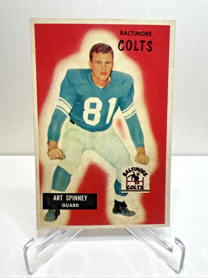 1955 Bowman Set-Break #107 Art Spinney - Image 1 of 2