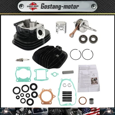 For Yamaha Blaster 200 Piston Cylinder Crank Motor Rebuild Gasket Seal Kit 66mm - Image 1 of 4
