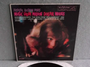 FIEDLER BOSTON POPS MUSIC FROM MILLION DOLLAR MOVIES 1960 RCA Lp Film Score - Picture 1 of 7