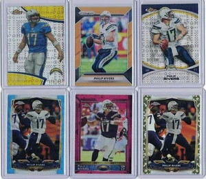 Philip Rivers 6 Karten Lot - Topps Chrome Finest Refractor Xfractor Orange Prizm - Bild 1 von 2