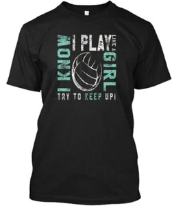 Volleyball For Teen Girls T-Shirt Made in the USA Size S to 5XL - Picture 1 of 1