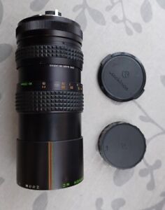 Makinon 80-200mm f4.5 Manual Telephoto Zoom Camera Lens & Macro konica AR mount