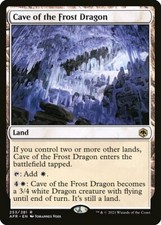 CAVE OF THE FROST DRAGON x1 ~mtg NM-M Adventures in The Forgotten Realms Rare