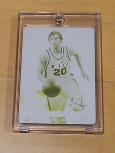 Targa di stampa 2013 totalmente certificata una di una Gordon Hayward 1/1 targa gialla - Foto 1 di 2