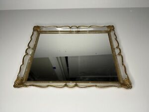 Vintage Mirrored tray / Vanity Tray / Art Deco Style 