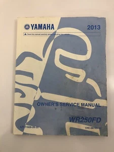 2013 Yamaha WR250FD Owner's Service Manual 1HC-28199-12 Genuine Yamaha Manual - Picture 1 of 14