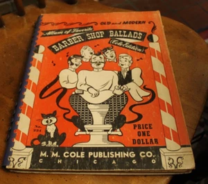 Baladas de peluquería ~ 1939 M.M. Cancionero Cole Spiral Bound HC - Imagen 1 de 3