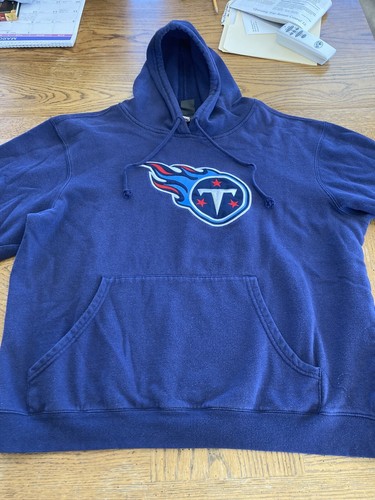 VETEMENTS TENNESSEE TITANS NFL Team Apparel Hoodie Jacket Men’s Large Blue Logo