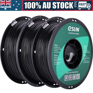 eSUN 1.75mm PLA+ Filament 3KG Biological Material for 3D Printer Printing Black - Picture 1 of 12