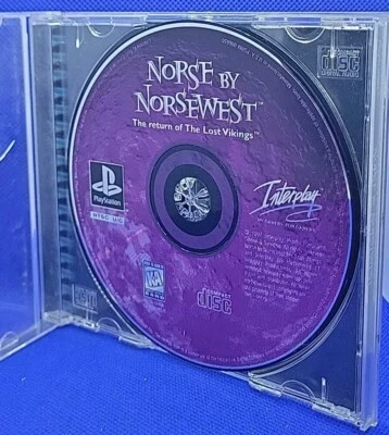 Norse by Norsewest The Return of Lost Vikings for Playstation 1 PS1 - No Manual - Image 1 of 4