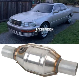 For 1990-1997 Lexus LS400 2" Inlet/Outlet Catalytic Converter Stainless Steel - Picture 1 of 11