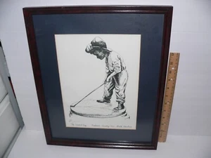 Sundial Boy "Putter Boy" Pinehurst Country Club NC US OPEN GOLF 1967 Devins Auto - Picture 1 of 7