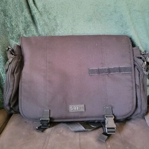 5.11 Tactical Black Messenger School Every Bag Travel Bag With Shoulder Strap - Picture 1 of 11