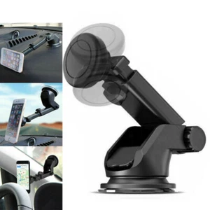 Universal Magnetic Car Holder Windshield Dash Suction Cup Mount Stand Cell Phone - Picture 1 of 12