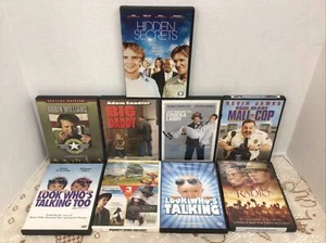Family movies DVDS lot of 9 Robin Williams, Kevin James,Adam Sandler Comedy - Picture 1 of 10