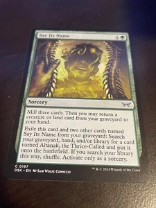 Say Its Name Duskmourn: House of Horror Regular - Picture 1 of 1