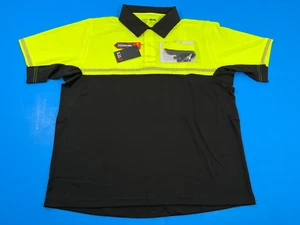 LARGE 5.11 TACTICAL BIKE PATROL POLO SHORT SLEEVE SHIRT 71322 HIGH VIS YELLOW - Picture 1 of 10