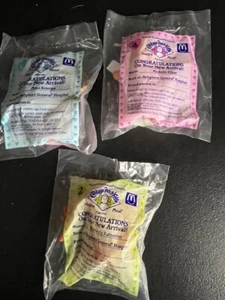Menge 3: Versiegelter Kohl Aufnäher Kinder 1994 Vintage Happy Meal McDonald’s Neu in Verpackung 1,2&4 - Bild 1 von 7