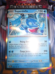 POKEMON SUPERDOFIN 062/197 RARE HOLOFOIL FRANCAIS FLAMMES OBSIDIENNES OBF EV3 - Picture 1 of 4