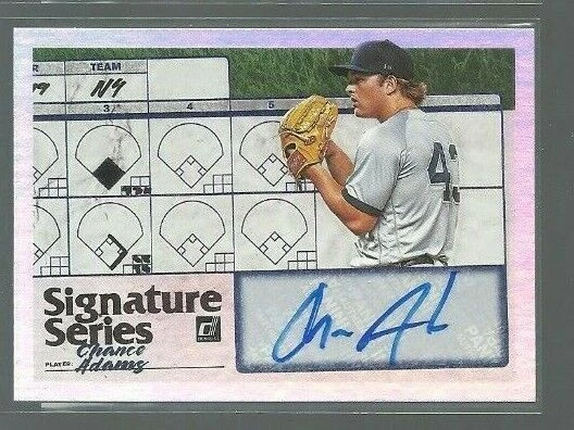 2019 Donruss Signature Series #26 Chance Adams (ref 65850) - Image 1 of 1