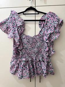 Top Bohemian Traders Talla 2xl Multicolor Volantes Elástico  - Imagen 1 de 5