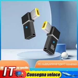 Type C Female to Male Converter PD 100W Charging Adapter for Lenovo Thinkplus PC - Zdjęcie 1 z 7
