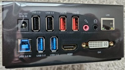 Wavlink WL-UG39DK3 USB 3.0 DUAL VIDEO DOCKING STATION Works Usb2/3 HDMI DVI LAN - Image 1 of 4