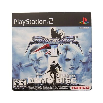 PS2 Demo Disc SOULCALIBUR III MotoGP4 Urban Reign Time Crisis Xenosaga 2005 RARE - Image 1 of 4