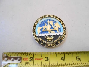 RARE UWDC UNDERSEA WARFIGHTING CENTER USN US NAVY COMBAT MILITARY CHALLENGE COIN - Picture 1 of 5