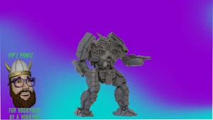 HTM Hatamato-chi Alternate Mech Model For Battletech 6mm-10mm-15mm - Picture 1 of 1