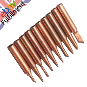10 Pack 900M-T Soldering Tip Pure Copper Electric Iron Head Series Solder Tool H - Picture 1 of 7
