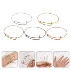20 Pcs Metal Bangle Adjustable Wire Bangles Wrist Jewelry