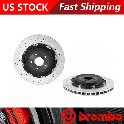 Rotores de freno trasero Brembo para GT-R 2009-2018 equivalentes Foto 1 de 4