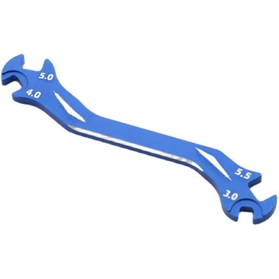 3/4/5/5.5mm Aluminum Repair Spanners Multi-Turnbuckle Wrench Tool For RC Car - Image 1 of 4