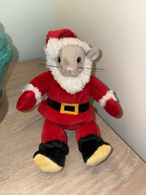Vintage Douglas the Cuddle Toy Santa Mouse 2009 EUC - Image 1 of 4