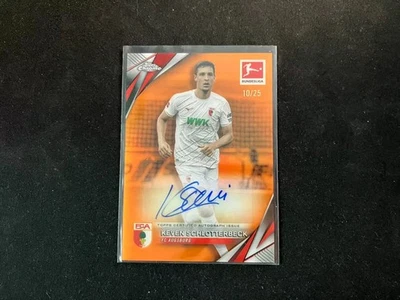 2024-25 Topps Chrome Bundesliga Soccer Orange #BA-KS Keven Schlotterbeck 10/25 - Image 1 of 2