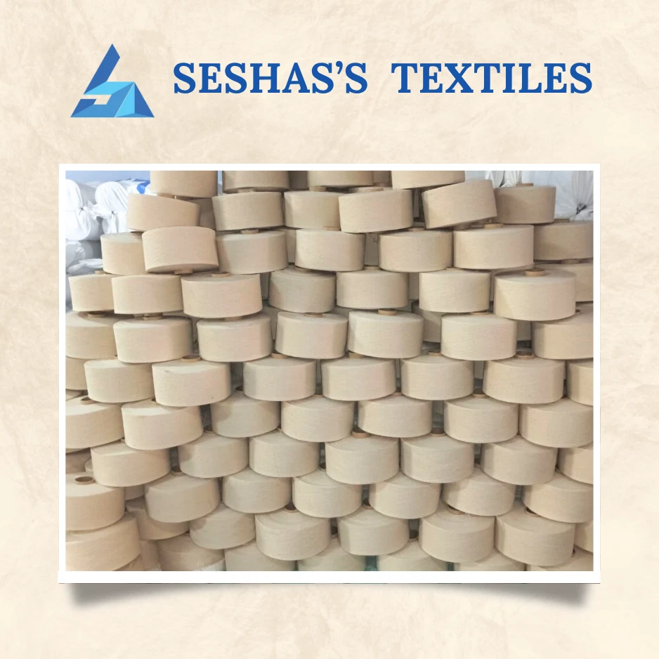 20s OE Cotton Yarn Grey – 100% Pure Cotton, High CSP,   1  BAG  (60.00 KGS) - Image 1 of 4