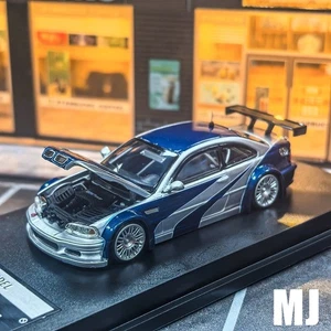 1:64 MJ BMW M3 GTR E46 Need for Speed Metal Diecast Model Car Miniature Collect - Picture 1 of 6