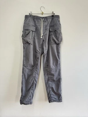 Kith Hurricane Cargo Pants Gray Size M Cotton Utility Pockets Drawstring Waist - Image 1 of 4