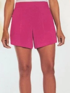 New Wildfox Women's Relaxed Fit Pull-On Shorts, Pink, Size XXL - Picture 1 of 5