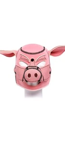 Schweinemaske, Fesselhaube. Gimp Maske, Kostüm Gr. M - Bild 1 von 6