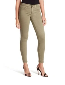 Jessica Simpson Women Kiss Me High Rise Ankle Pants Size 30 Olive Green NEW NWT - Picture 1 of 3