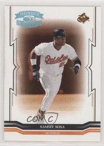 2005 Donruss Throwback Threads Platinum Century Proof /10 Sammy Sosa #121