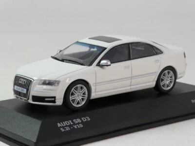 Solido Audi S8 D3 V10 white 2010 1/43 S4313302 - Immagine 1 di 3