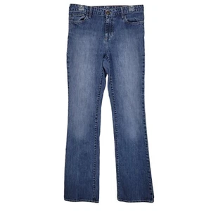 Eddie Bauer Women's Size 6 Long Natural Bootcut Jeans Med Wash Mid Rise Denim - Picture 1 of 11