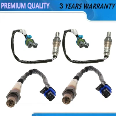 Sensor de oxígeno ascendente+abajo 4 piezas para Chevrolet Camaro 2010 2011 3,6 L V6 transmisión manual Foto 1 de 4