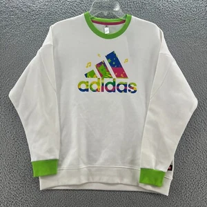 adidas x Lego Sweater Boys Large Vidiyo World Tour White Sweatshirt Pullover * - Picture 1 of 10