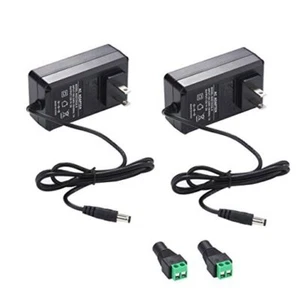 12V 2A Power Supply AC Adapter, AC 100-240V to DC 12 Volt Transformers, 2.1mm - Picture 1 of 6